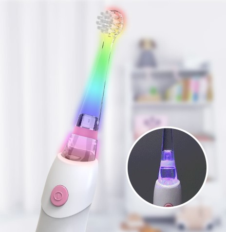 兒童電動牙刷推薦：SAMPO兒童彩光音波電動牙刷（TB-Z1806CL)