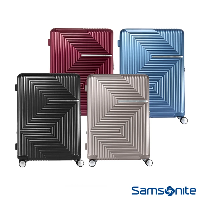 熱門行李箱推薦－Samsonite 新秀麗 28吋AZIO防盜拉鍊PC硬殼可擴充飛機輪行李箱