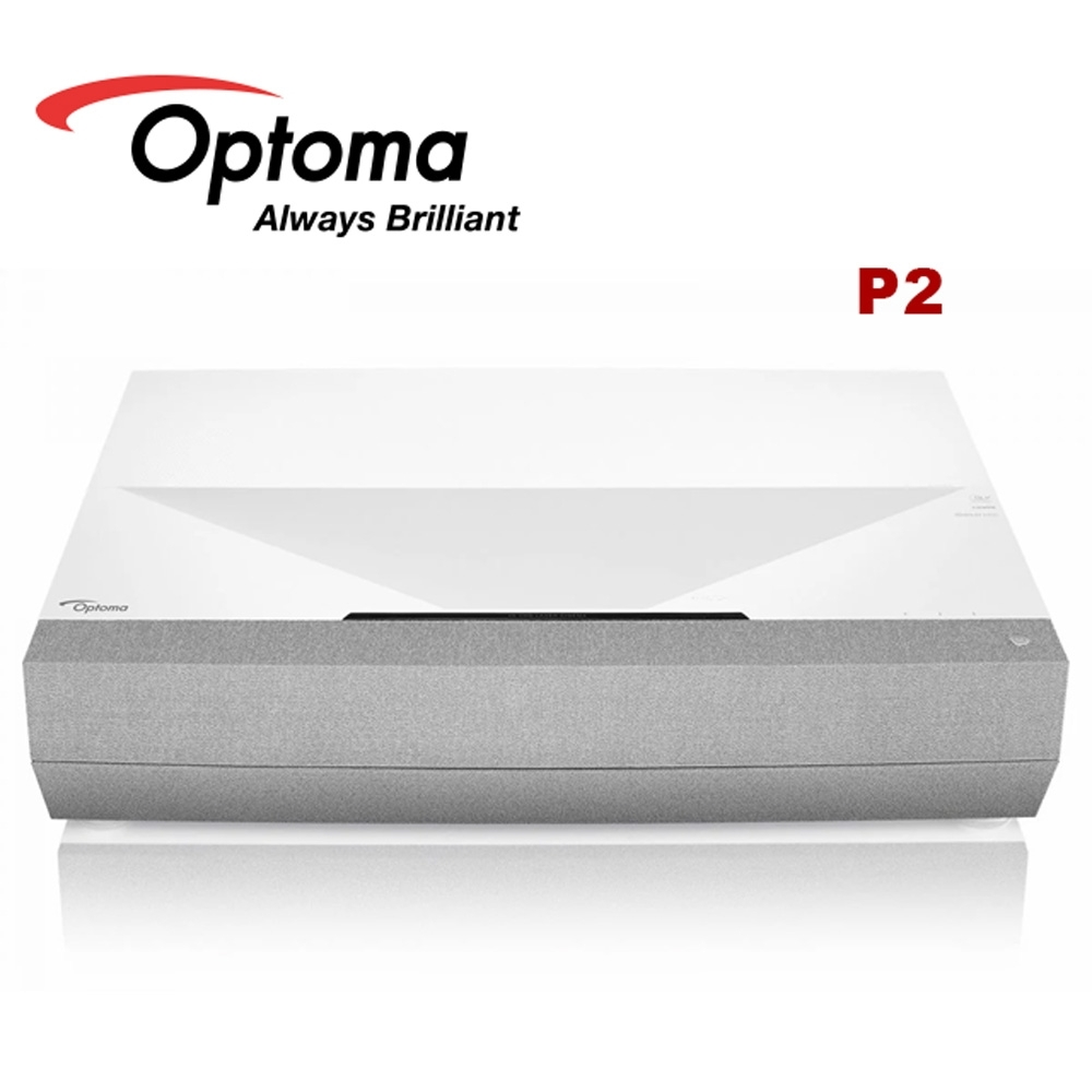 OPTOMA 奧圖碼 4K UHD 超短焦家庭劇院投影機P2 家用投影機推薦