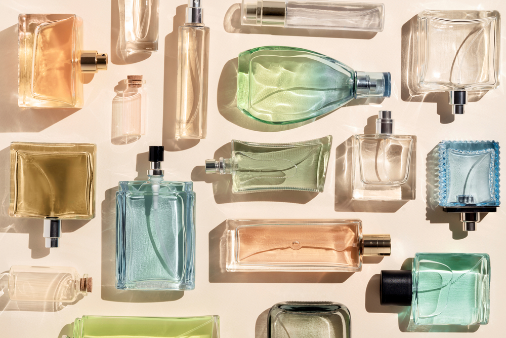 香水持久度受香水濃度高低影響示意圖