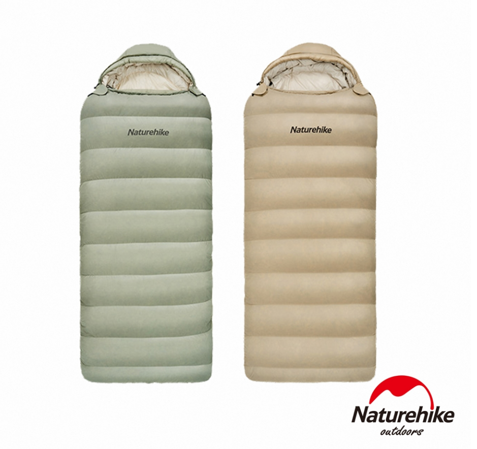 露營睡袋推薦Naturehike XS600雪松羽絨帶帽睡袋