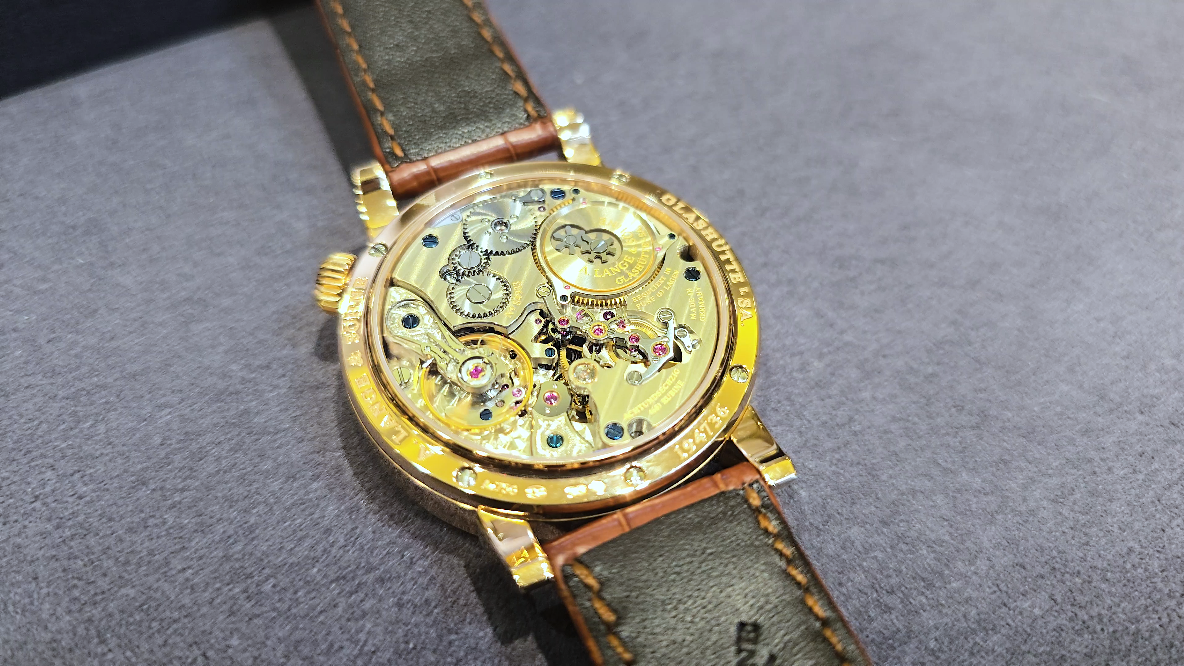 德國A. LANGE & SÖHNE朗格 玫瑰金貓頭鷹腕錶